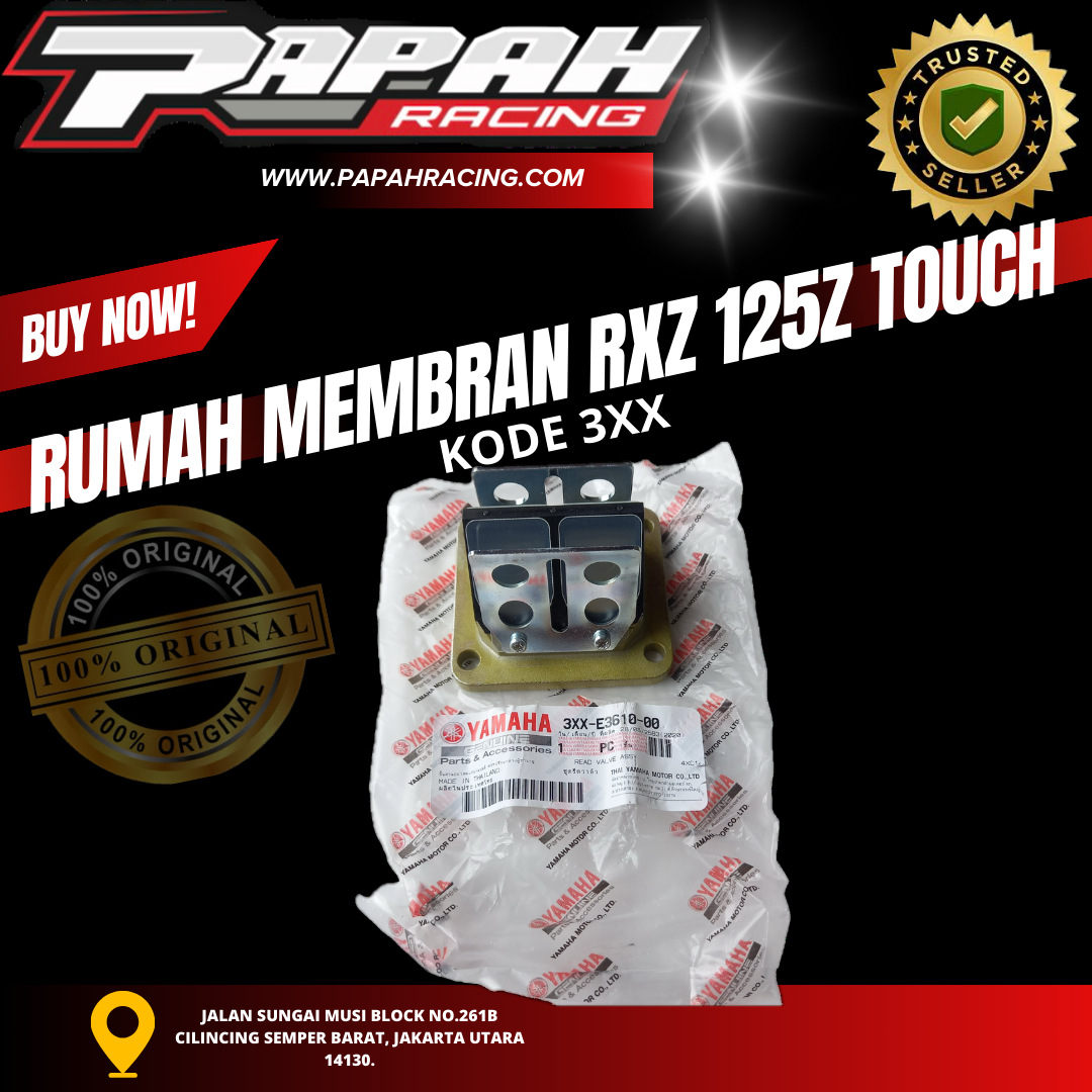 RUMAH MEMBRAN RXZ 125Z TOUCH KODE 3XX